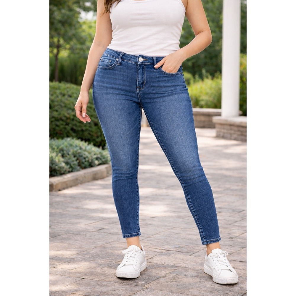 Abercrombie & Fitch Skinny Jeans Women's 6R W28 Blue Stretch Vintage Inspired
